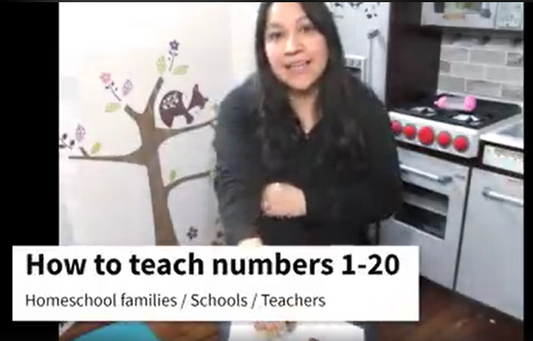 How to teach numbers 1-20 in Spanish