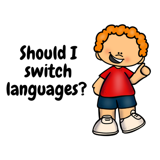 Should I switch languages with my child?