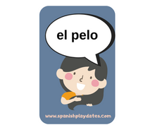 Load image into Gallery viewer, Spanish &quot;Body Parts&quot; Flashcards for Kids - Interactive Language Exploration with Playful Imagery&quot;